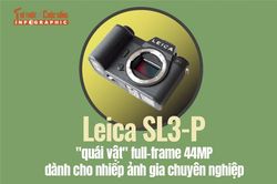 [INFOGRAPHIC] Leica SL3-P, 'qu&aacute;i vật' full-frame 44MP