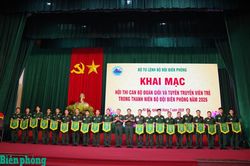 Khai mạc Hội thi c&aacute;n bộ Đo&agrave;n giỏi v&agrave; Tuy&ecirc;n truyền vi&ecirc;n trẻ trong thanh ni&ecirc;n Bộ đội Bi&ecirc;n ph&ograve;ng năm 2026