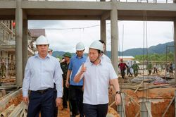 Chốt thời gian ho&agrave;n th&agrave;nh trường học c&aacute;c x&atilde; bi&ecirc;n giới tại Huế