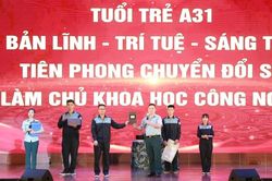 Qu&acirc;n chủng Ph&ograve;ng kh&ocirc;ng - Kh&ocirc;ng qu&acirc;n vinh danh c&aacute;n bộ Đo&agrave;n giỏi