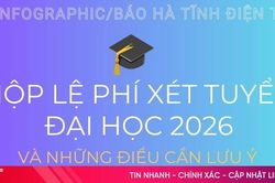 [Infographic] Nộp lệ phí xét tuyển đại học 2026 và những điều cần lưu ý