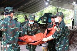 Đ&atilde; quy tập 93 bộ h&agrave;i cốt v&agrave; 2 bộ h&agrave;i cốt tập thể tại C&ocirc;ng vi&ecirc;n L&ecirc; Thị Ri&ecirc;ng