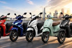 Bán hơn 1,36 triệu chiếc xe máy xăng trong 6 tháng