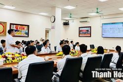 Bệnh viện Ung bướu tỉnh Thanh H&oacute;a hội chẩn kh&aacute;m chữa bệnh từ xa với bệnh viện tại Trung Quốc