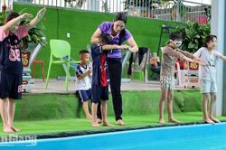 Hơn 120 học sinh ở Tịnh Biên học bơi miễn phí trong dịp hè