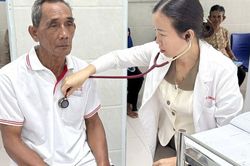 Hơn 500 người cao tuổi Khmer ở Ô Lâm được khám sức khỏe miễn phí