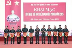 Bắc Ninh: Khai mạc hội thao thể dục thể thao quốc phòng