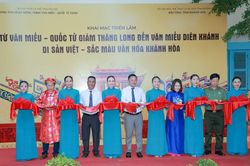 Khai mạc triển lãm 'Từ Văn Miếu – Quốc Tử Giám Thăng Long đến Văn Miếu Diên Khánh'
