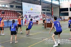 Giải b&oacute;ng chuyền hơi lan tỏa phong tr&agrave;o r&egrave;n luyện thể thao
