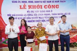 Các địa phương khởi công xây dựng nhà ở cho gia đình có công với cách mạng
