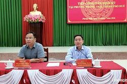 Lãnh đạo thành phố Huế tiếp công dân định kỳ tại phường Phong Thái