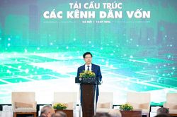 T&aacute;i cấu tr&uacute;c c&aacute;c k&ecirc;nh dẫn vốn để tạo động lực tăng trưởng hai con số