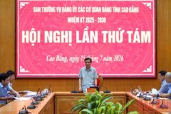 Hội nghị lần thứ 8 Ban Thường vụ Đảng ủy các cơ quan Đảng tỉnh