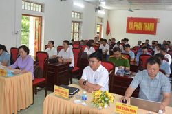 Ph&oacute; Chủ tịch UBND tỉnh H&agrave; Nhật Lệ dự Hội nghị lần thứ 6 BCH Đảng bộ x&atilde; Phan Thanh