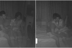Đoạn camera ghi lại cảnh trong ph&ograve;ng ngủ l&uacute;c nửa đ&ecirc;m của đ&ocirc;i vợ chồng khiến h&agrave;ng triệu người x&uacute;c động, như xem một cảnh phim ng&ocirc;n t&igrave;nh l&atilde;ng mạn
