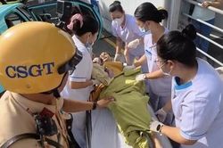 CSGT TPHCM kịp thời hỗ trợ đưa sản phụ bị vỡ ối đến bệnh viện kịp thời