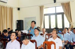 Xã Trần Phú: 'Đi từng ngõ, gõ từng nhà' làm sạch dữ liệu đất đai