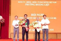 Phường Hoàng Liệt bổ nhiệm 2 cán bộ quản lý