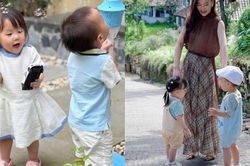 Cặp song sinh nhà Phương Oanh khiến mẹ phải đóng vai phản diện