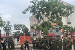 Nâng cao kỹ năng chữa cháy cho lực lượng bảo vệ ANTT ở cơ sở