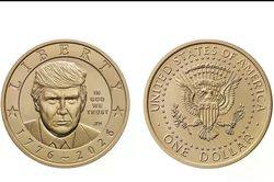 Mỹ đúc đồng xu 1 USD khắc hình Tổng thống Donald Trump bất chấp tranh cãi pháp lý