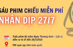 Infographic: 6 phim chiếu miễn ph&iacute; nh&acirc;n kỷ niệm Ng&agrave;y Thương binh - Liệt sĩ