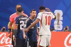 Cảnh Messi v&agrave; Bellingham đấu khẩu gay gắt
