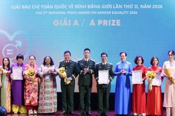 24 tác phẩm xuất sắc được trao giải Báo chí toàn quốc về bình đẳng giới lần thứ II