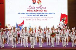 Hơn 1000 thiếu nhi tham gia Li&ecirc;n hoan 'Tiếng k&egrave;n Đội ta' khu vực ph&iacute;a Bắc