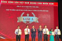 Đảng bộ c&aacute;c cơ quan Đảng Trung ương: T&ocirc;n vinh 34 t&aacute;c phẩm đoạt giải Cuộc thi ch&iacute;nh luận bảo vệ nền tảng tư tưởng của Đảng