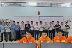 Hoàn thành đóng điện máy biến áp 500 kV-900 MVA thứ hai tại trạm biến áp 500 kV Đức Hòa