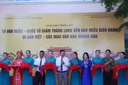 Triển lãm chuyên đề 'Từ Văn Miếu-Quốc Tử Giám Thăng Long đến Văn Miếu Diên Khánh'
