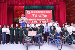 Thăm, tặng quà Trung tâm Điều dưỡng Thương binh Thuận Thành, Bắc Ninh