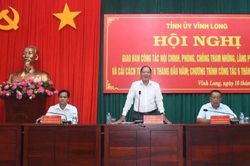 Vĩnh Long tăng cường công tác nội chính, phòng, chống tham nhũng, lãng phí, tiêu cực
