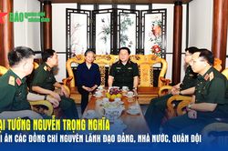 Đại tướng Nguyễn Trọng Nghĩa tri &acirc;n c&aacute;c đồng ch&iacute; nguy&ecirc;n l&atilde;nh đạo Đảng, Nh&agrave; nước, Qu&acirc;n đội