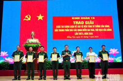 Binh đo&agrave;n 16 c&oacute; 865 t&aacute;c phẩm tham gia Cuộc thi ch&iacute;nh luận bảo vệ nền tảng tư tưởng của Đảng