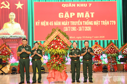 Qu&acirc;n khu 7 gặp mặt kỷ niệm 45 năm Ng&agrave;y truyền thống Mặt trận 779