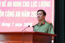 147 chỉ huy, c&aacute;n bộ tập huấn chuy&ecirc;n s&acirc;u về c&ocirc;ng t&aacute;c an ninh