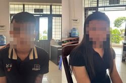 Trai làng rủ gái bản trộm xe công nông