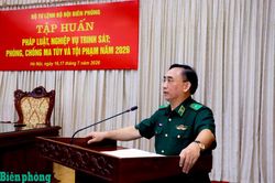 Khai mạc tập huấn ph&aacute;p luật, nghiệp vụ trinh s&aacute;t; ph&ograve;ng, chống ma t&uacute;y v&agrave; tội phạm năm 2026