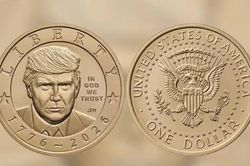Mỹ sẽ phát hành đồng xu 1 USD in hình Tổng thống Trump
