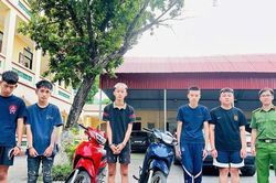 Bắt 5 đối tượng dùng kiếm, tuýp sắt chống đối Công an
