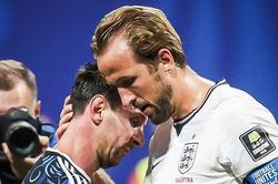 Ảnh Messi ôm Harry Kane gây bão mạng