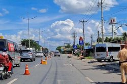 Va chạm liên hoàn trên đường dẫn cao tốc, cụ ông tử vong