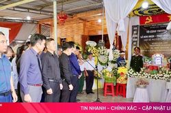 X&atilde; Sơn T&acirc;y tổ chức lễ truy điệu, an t&aacute;ng h&agrave;i cốt liệt sĩ