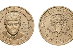 Mỹ phát hành đồng xu 1 USD in hình Tổng thống Donald Trump