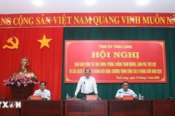 Phòng, chống tham nhũng với phương châm 'nói ít, làm nhiều, làm đến cùng'