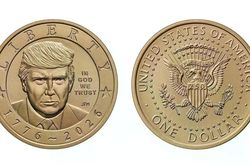 Bất chấp tranh c&atilde;i, Mỹ sẽ ph&aacute;t h&agrave;nh tiền xu 1 USD mang ch&acirc;n dung Tổng thống Trump