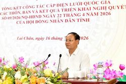 Lai Châu hoàn thành cấp điện tới 100% thôn, bản