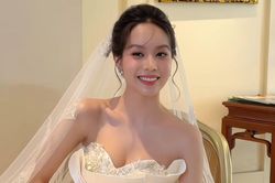 Thanh Thủy phản ứng khi khoảnh khắc diện váy cưới rần rần cõi mạng